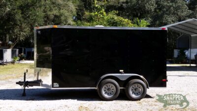 South Georgia Cargo 6x12 TA Trailer - Black, Double Doors, Side Door - Image 4