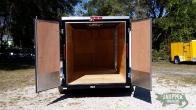 South Georgia Cargo 6x12 TA Trailer - Black, Double Doors, Side Door - Image 7