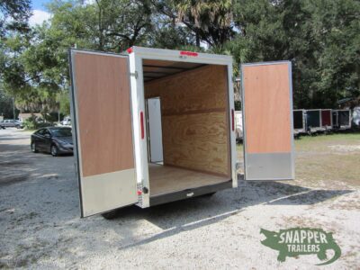 South Georgia Cargo 6x12 TA Trailer - White, Double Doors, Side Door, Extra Height, ATP Sides and Rear - Image 5