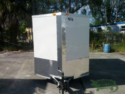 South Georgia Cargo 6x12 TA Trailer - White, Ramp, Side Door - Image 13