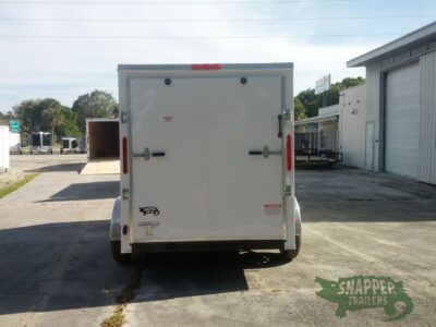 South Georgia Cargo 6x12 TA Trailer - White, Ramp, Side Door - Image 7