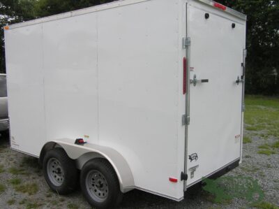 South Georgia Cargo 6x12 TA Trailer - White, Ramp, Side Door, and Extra Height - Image 5