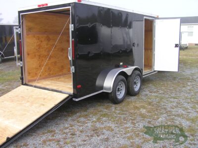 South Georgia Cargo 6x14 TA Trailer - Black, Ramp, Side Door - Image 8