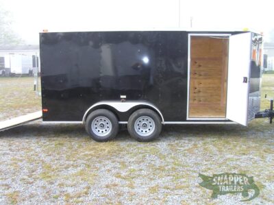 South Georgia Cargo 6x14 TA Trailer - Black, Ramp, Side Door - Image 10
