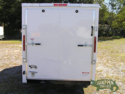 South Georgia Cargo 6x14 TA Trailer - White, Ramp, Side Door - Image 7