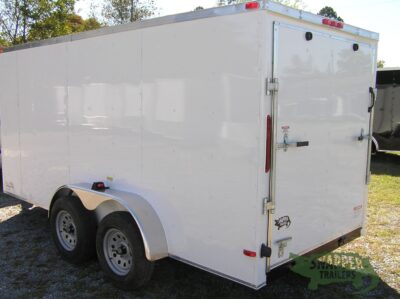 South Georgia Cargo 6x14 TA Trailer - White, Ramp, Side Door - Image 5