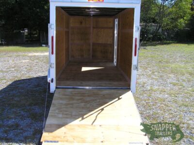 South Georgia Cargo 6x14 TA Trailer - White, Ramp, Side Door - Image 6