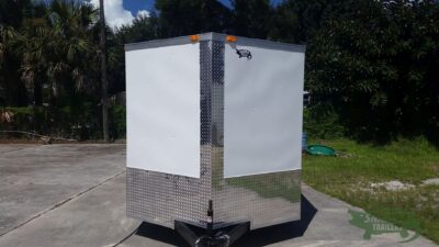 South Georgia Cargo 7x16 TA Trailer - White, Dowble Doors, Side Door, Extra Height - Image 13