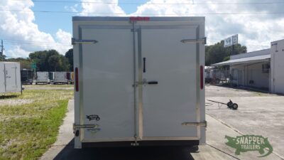 South Georgia Cargo 7x16 TA Trailer - White, Dowble Doors, Side Door, Extra Height - Image 7