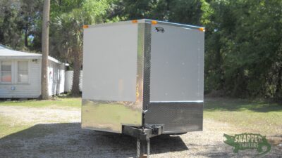 South Georgia Cargo 8.5x16 TA Trailer - White, Ramp, Side Door - Image 12