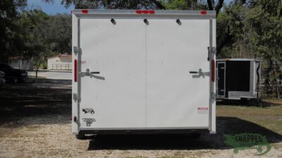 South Georgia Cargo 8.5x16 TA Trailer - White, Ramp, Side Door - Image 7