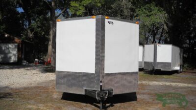 South Georgia Cargo 8.5x22 TA Trailer - White, Ramp, Side Door - Image 12