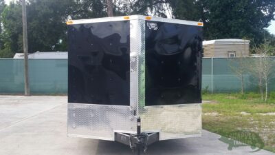 South Georgia Cargo 8.5x18 TA Trailer - Black, Ramp, Side Door - Image 14