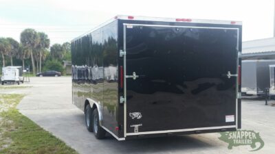 South Georgia Cargo 8.5x18 TA Trailer - Black, Ramp, Side Door - Image 5