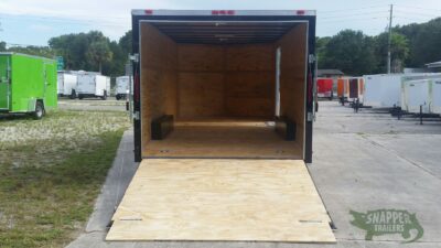 South Georgia Cargo 8.5x18 TA Trailer - Black, Ramp, Side Door - Image 6
