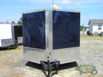 South Georgia Cargo 8.5x18 TA Trailer - Blue, Ramp, Side Door, Vinyl Interior - Image 13