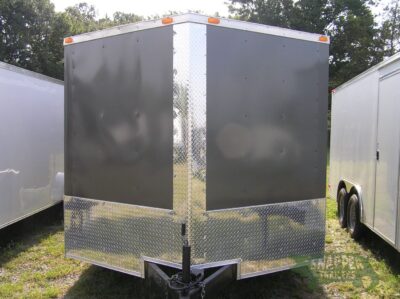 South Georgia Cargo 8.5x18 TA Trailer - Charcoal Gray, Ramp, Side Door - Image 13