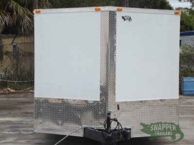 South Georgia Cargo 8.5x24 TA Trailer - White, Ramp, Side Door - Image 13