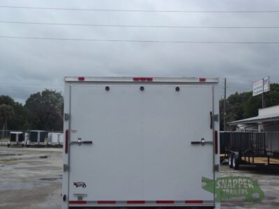 South Georgia Cargo 8.5x24 TA Trailer - White, Ramp, Side Door - Image 7