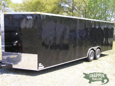 South Georgia Cargo 8.5x24 TA Trailer - Black, Ramp, Side Door, 5K Axles - Image 2