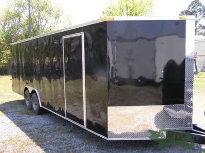 South Georgia Cargo 8.5x24 TA Trailer - Black, Ramp, Side Door, 5K Axles - Image 12