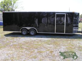 South Georgia Cargo 8.5x24 TA Trailer - Black, Ramp, Side Door, 5K Axles