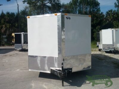 South Georgia Cargo 8.5x24 TA Trailer - White, Ramp, Side Door, 5K Axles - Image 13