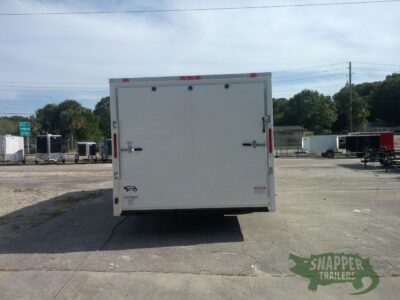 South Georgia Cargo 8.5x24 TA Trailer - White, Ramp, Side Door, 5K Axles - Image 7