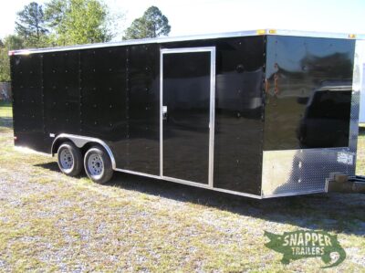 South Georgia Cargo 8.5x20 TA Trailer - Black, Ramp, Side Door - Image 13