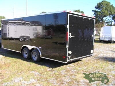 South Georgia Cargo 8.5x20 TA Trailer - Black, Ramp, Side Door - Image 5