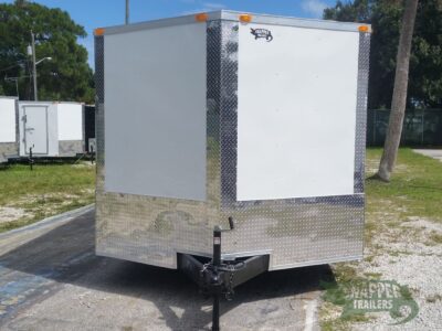 South Georgia Cargo 8.5x20 TA Trailer - White, Ramp, Side Door - Image 14