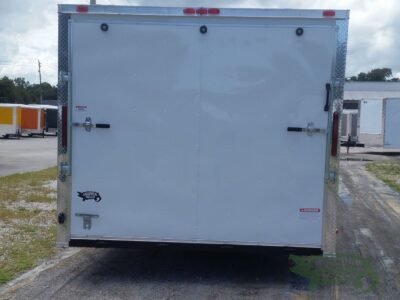 South Georgia Cargo 8.5x20 TA Trailer - White, Ramp, Side Door - Image 7