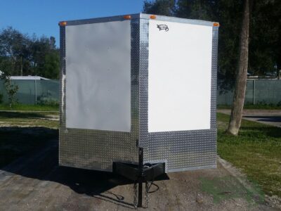 South Georgia Cargo 8.5x20 TA Trailer - White, Ramp, Side Door, Extra Height - Image 13