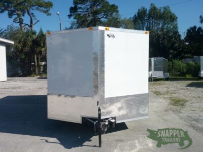 South Georgia Cargo 8.5x20 TA Trailer - White, Ramp, Side Door, 5K Axles - Image 13