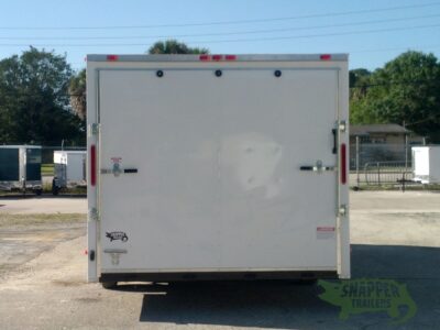 South Georgia Cargo 8.5x20 TA Trailer - White, Ramp, Side Door, 5K Axles - Image 7