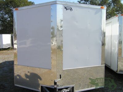Quality Cargo 8.5x24 TA Trailer - White, Ramp, Side Door, D-Rings, 5K Axles, and Radials - Image 12