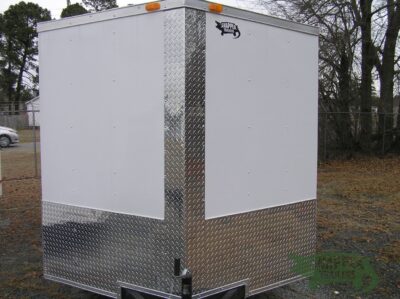 South Georgia Cargo 7x18 TA Trailer - White, Ramp, Side Door - Image 13