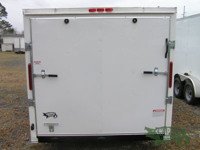 South Georgia Cargo 7x18 TA Trailer - White, Ramp, Side Door - Image 7