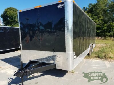South Georgia Cargo 8.5x24 TA Trailer - Black, Ramp, Side Door, 5K Axles, Flat Front, Extra Height - Image 2