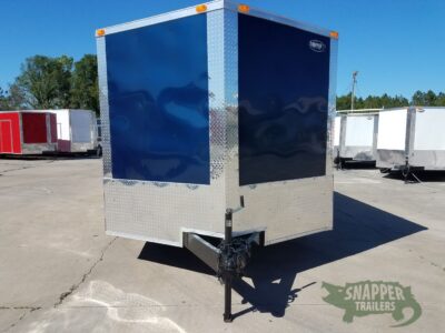 South Georgia Cargo 8.5x24 TA Trailer - Blue, Ramp, Side Door, 5K Axles - Image 9