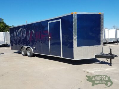 South Georgia Cargo 8.5x24 TA Trailer - Blue, Ramp, Side Door, 5K Axles - Image 8