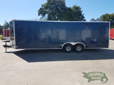 South Georgia Cargo 8.5x24 TA Trailer - Blue, Ramp, Side Door, 5K Axles - Image 3
