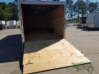 South Georgia Cargo 8.5x24 TA Trailer - Blue, Ramp, Side Door, 5K Axles - Image 5