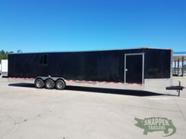 South Georgia Cargo 8.5x34 TTA3 Trailer - Black, Concession, Awning, Electrical, Options