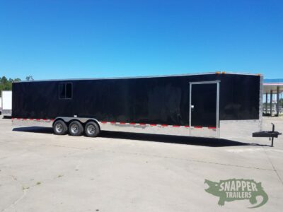South Georgia Cargo 8.5x34 TTA3 Trailer - Black, Concession, Awning, Electrical, Options