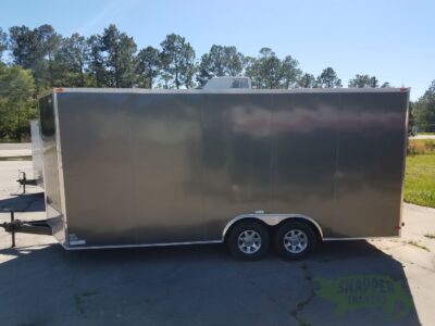 South Georgia Cargo 8.5x20 TA Trailer - Charcoal, Ramp, 7K Axles, Extra Height, Electrical, AC, Additional Options - Image 2
