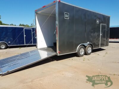 South Georgia Cargo 8.5x20 TA Trailer - Charcoal, Ramp, 7K Axles, Extra Height, Electrical, AC, Additional Options - Image 4