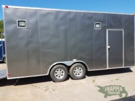 South Georgia Cargo 8.5x20 TA Trailer - Charcoal, Ramp, 7K Axles, Extra Height, Electrical, AC, Additional Options