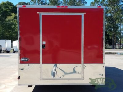 South Georgia Cargo 8.5x28 TA Trailer - Red, Concession Doors, AC, Electrical, Many Options - Image 5