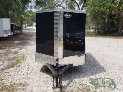 South Georgia Cargo 5x10 SA Trailer - Black, Double Doors - Image 17